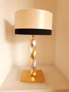 Torchon ceramic desk lamp