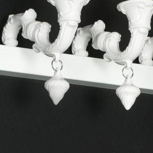 Bernini BB/02 glossy white with pendant detail