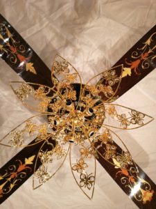 Ceiling fan milano details